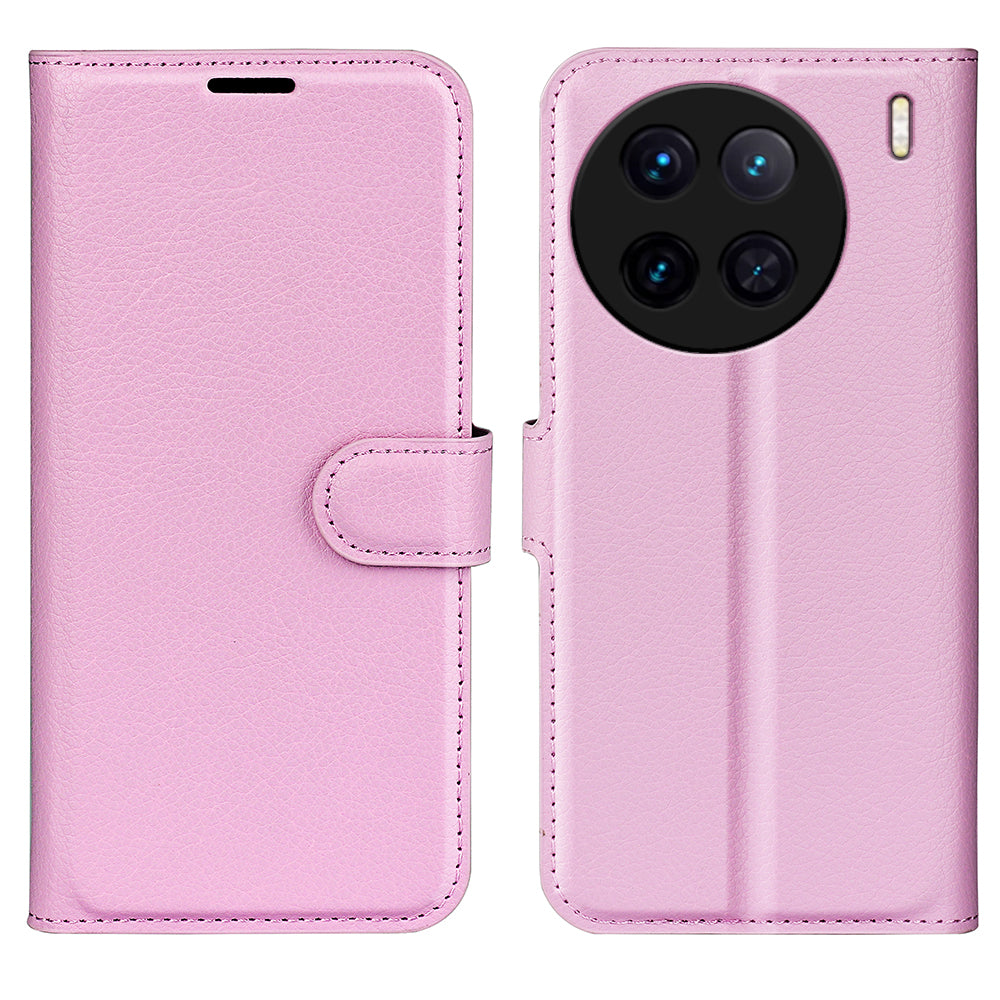 For vivo X90 5G Litchi Texture Full Protection PU Leather Stand Wallet Phone Cover Flip Anti-scratch Phone Case For vivo X90 5G Litchi Texture Full Protection PU Leather Stand Wallet Phone Cover Flip Anti-scratch Phone Case